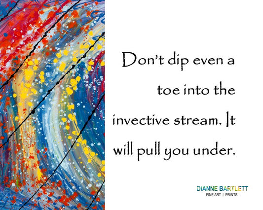 Invective Stream - Click on quote to see short video poem