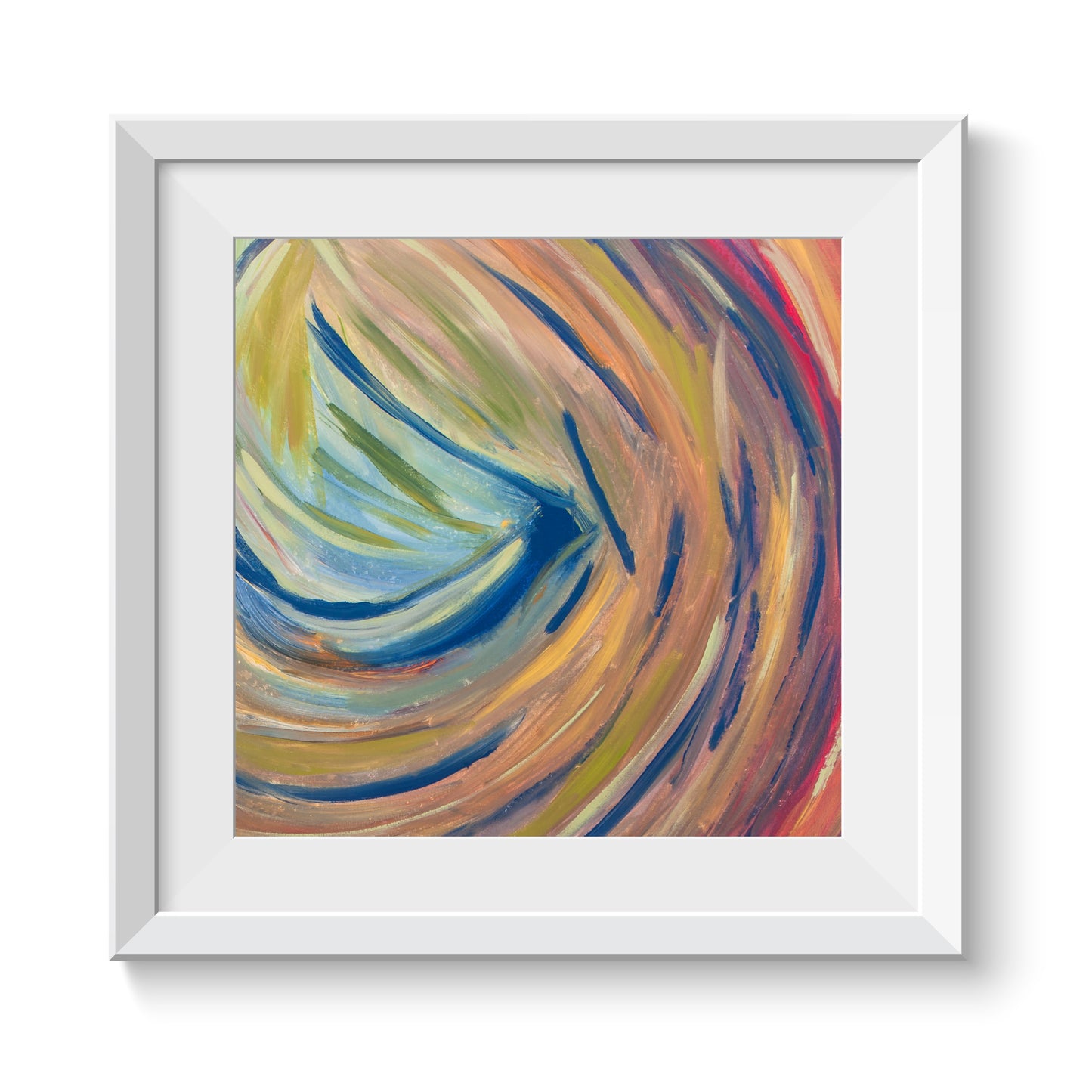 Desolation Tragedy - Original Abstract Painting in Austin Texas 24" x 24"