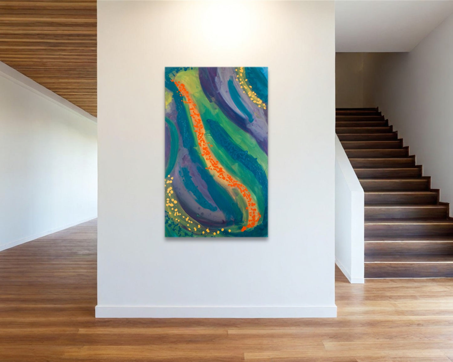 Ardent Catharsis - Original Abstract Painting in Austin Texas 30" x 48"