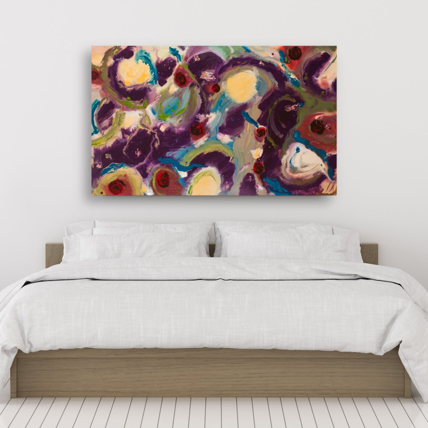 Audacious Absurdity - Original Abstract Painting in Austin Texas 30" x 48"