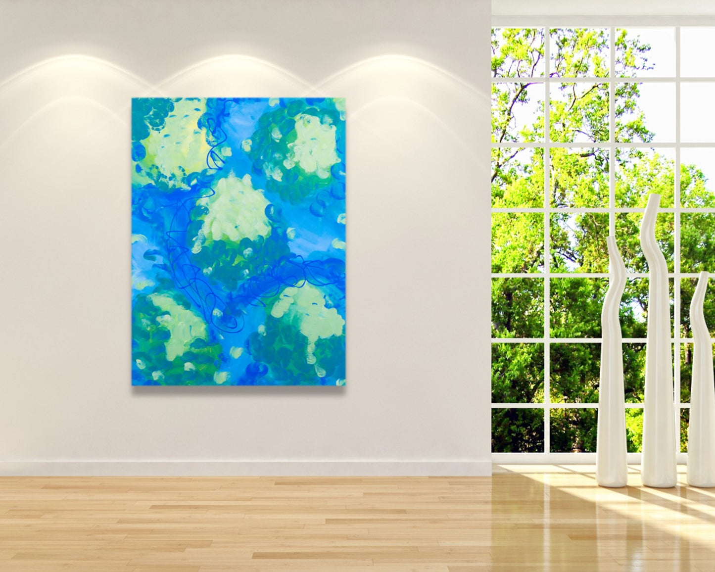 Extraordinary Enchantment- Original Abstract Painting in Austin Texas 30" x 40"