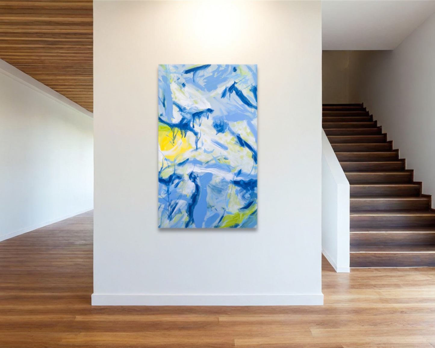 Fictional Matter - Original Abstract Painting in Austin Texas 30" x 48"