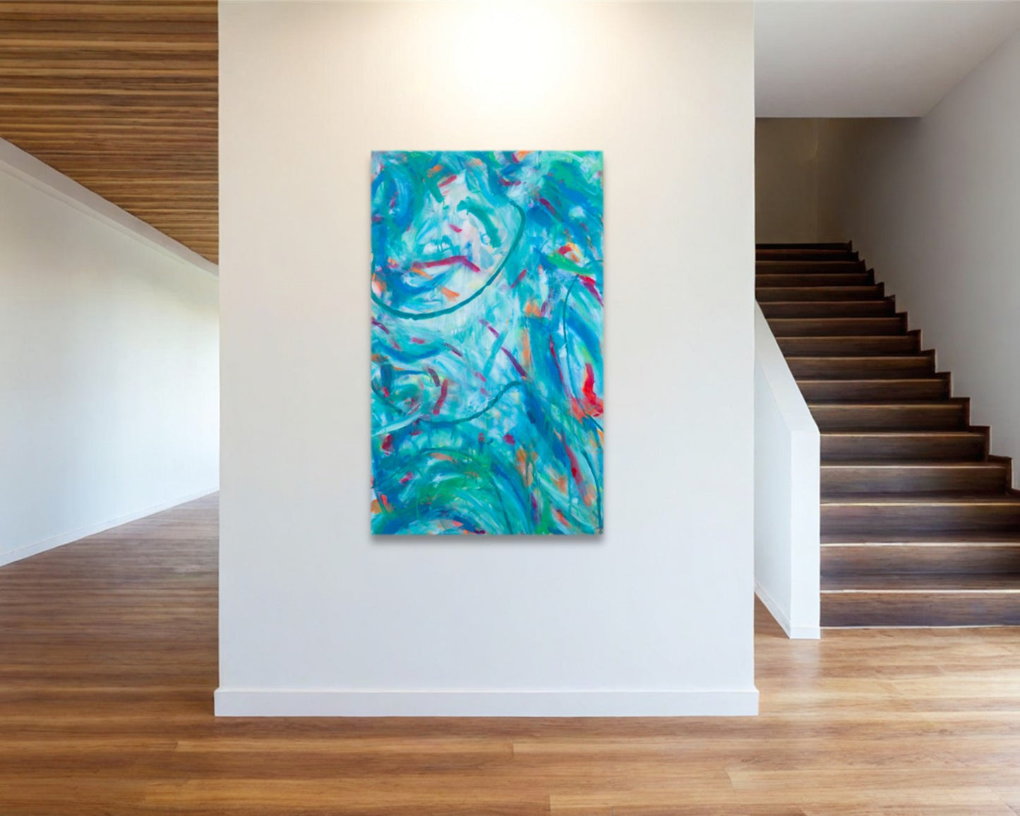Firsthand Fervor - Original Abstract Painting in Austin Texas 30" x 48"