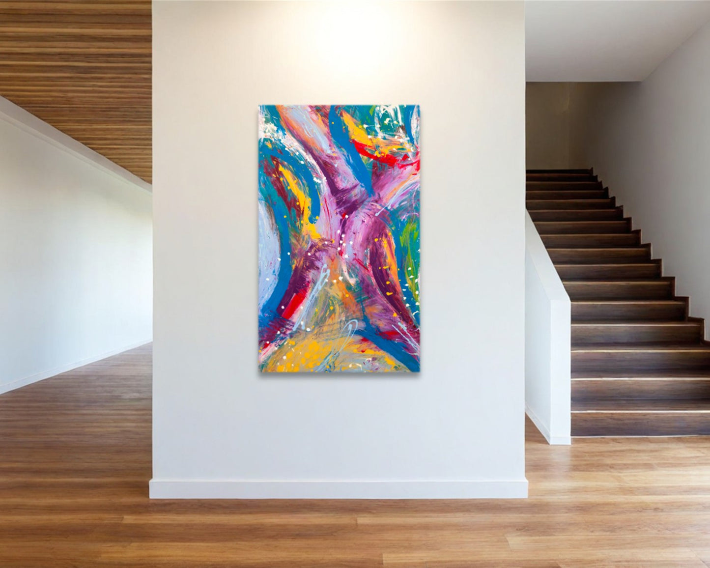 Foolish Dreams - Original Abstract Painting in Austin Texas 30" x 48"