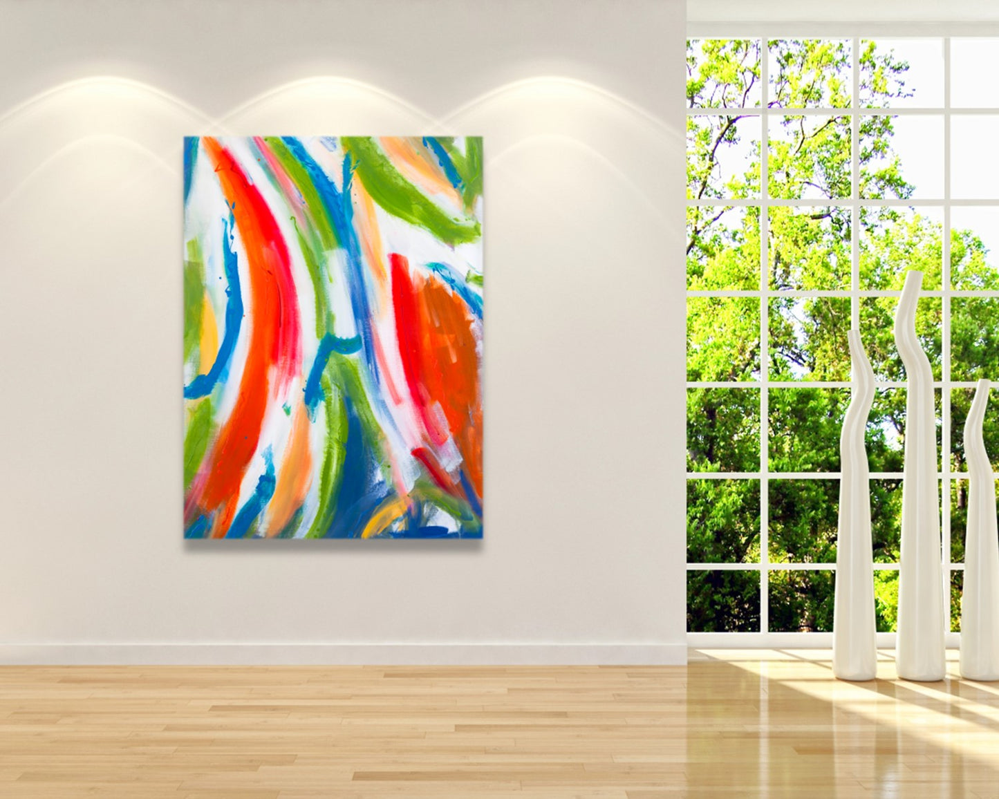Fragile Bones - Original Abstract Painting in Austin Texas 30" x 40"
