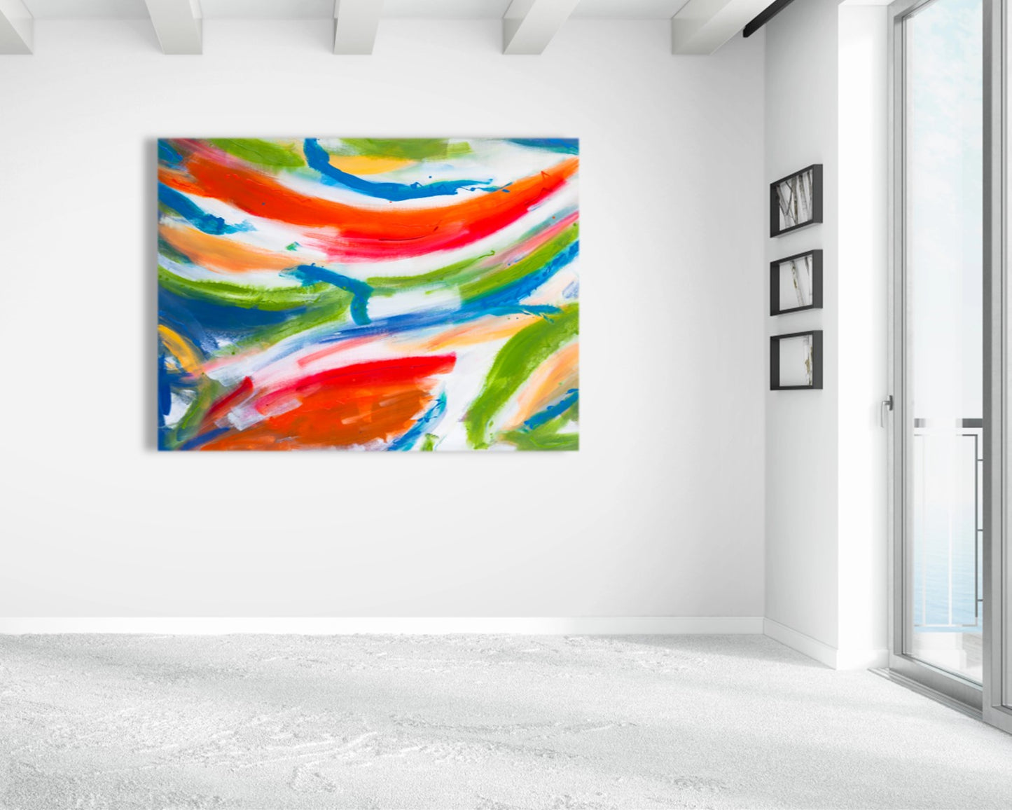Fragile Bones - Original Abstract Painting in Austin Texas 30" x 40"