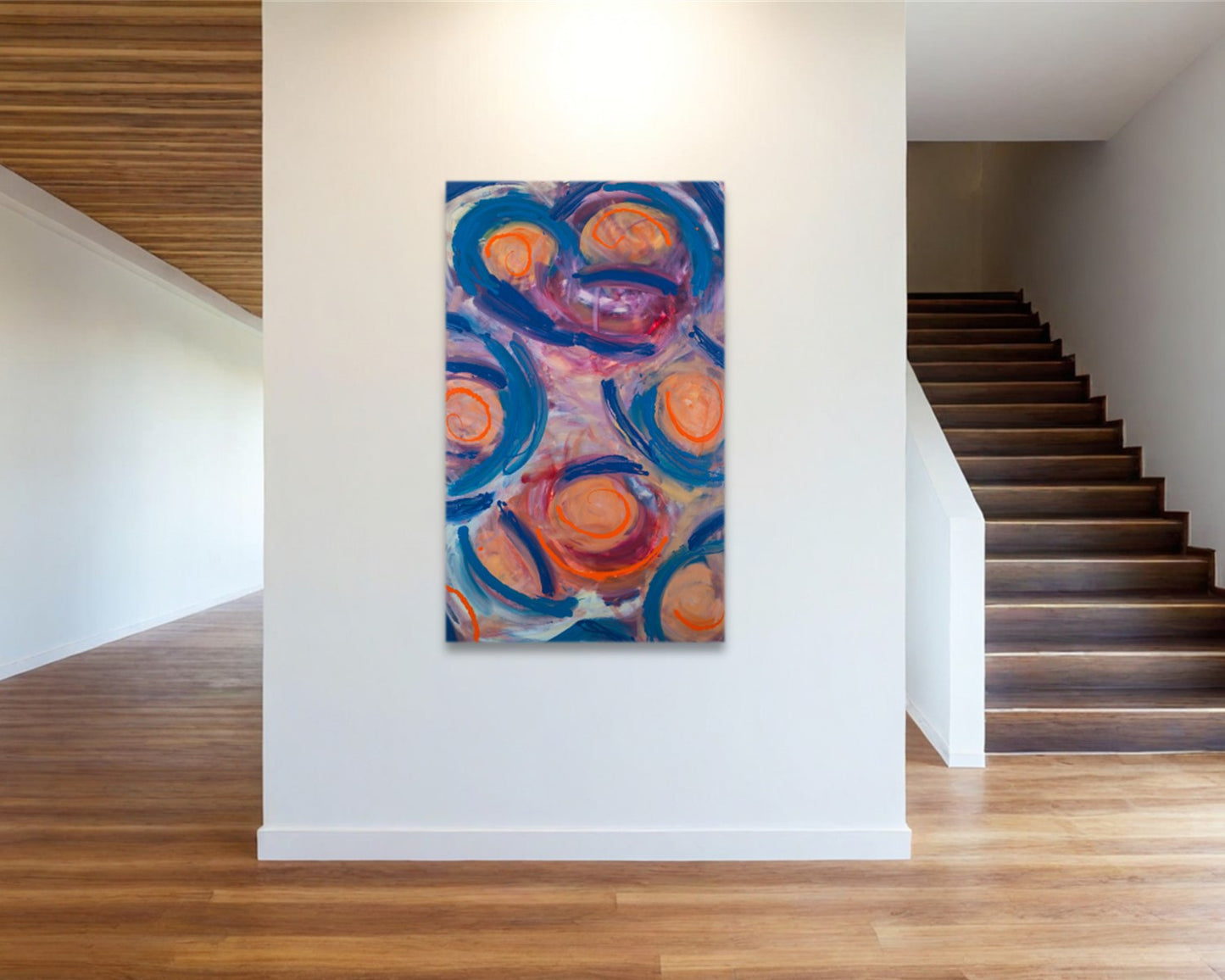 Heartless Encounter - Original Abstract Painting in Austin Texas 30" x 48"