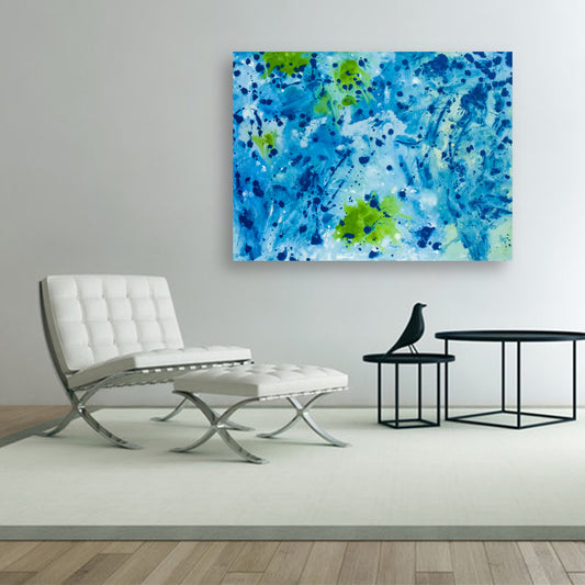 Mixed Messages - Original Abstract Painting in Austin Texas 30" x 40"