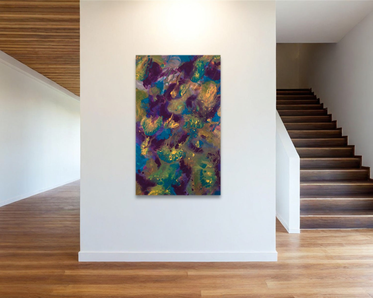 Overacting Disorder - Original Abstract Painting in Austin Texas 30" x 48"