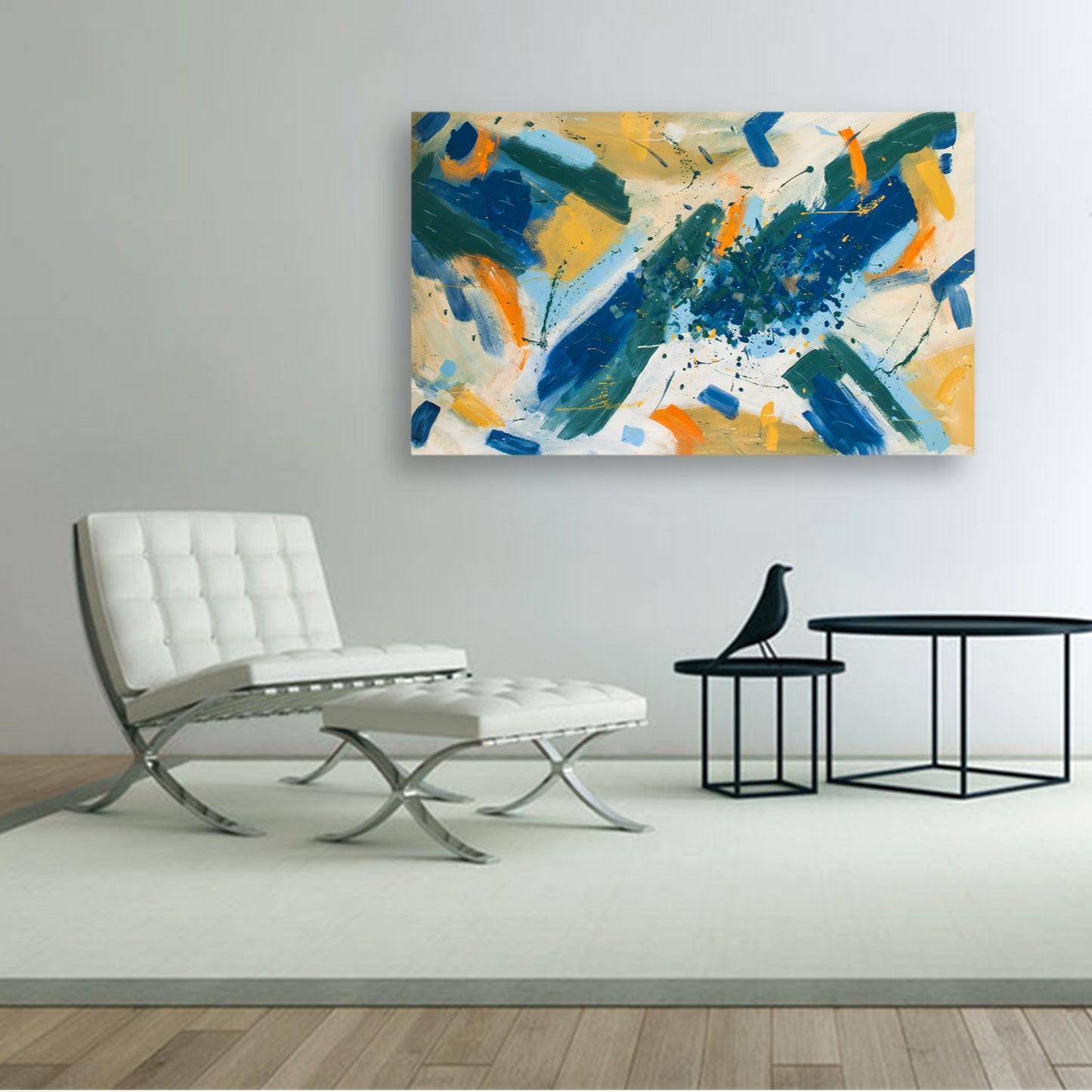Remarkable Rigmarole - Original Abstract Painting in Austin Texas 30" x 48"