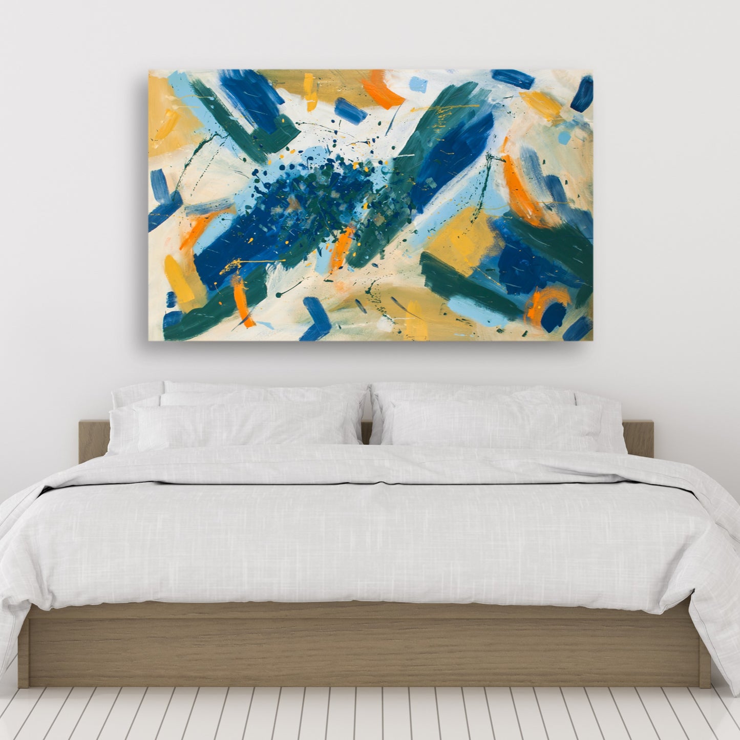 Remarkable Rigmarole - Original Abstract Painting in Austin Texas 30" x 48"