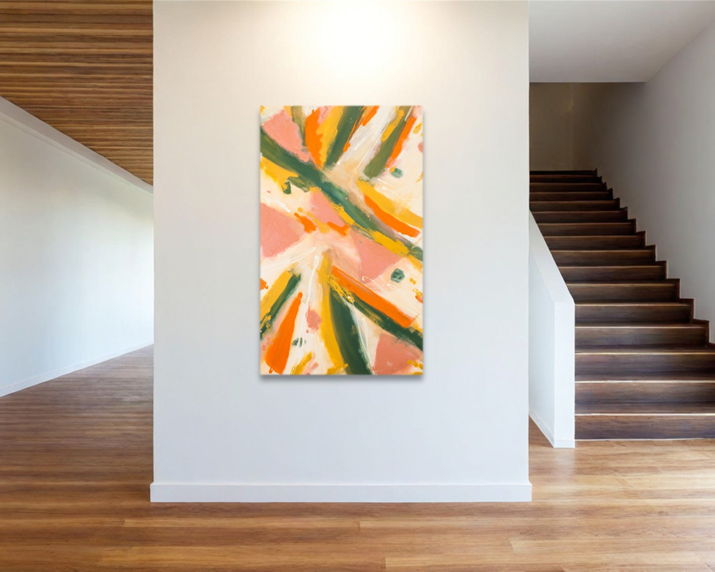 Simplified Snafu - Original Abstract Painting in Austin Texas 30" x 48"