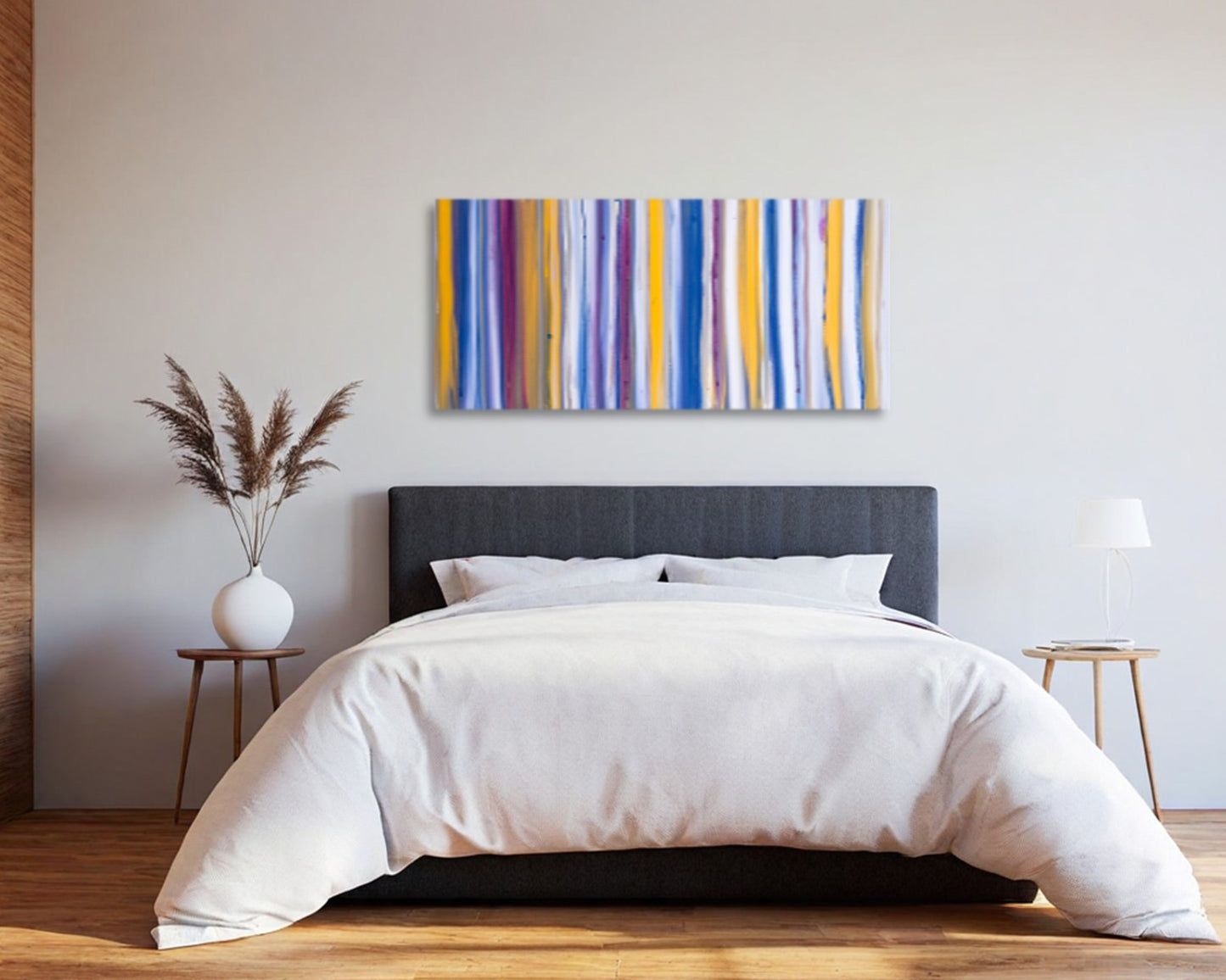 Straight-Up Sidestepping - Original Abstract Painting in Austin Texas 24" x 48"