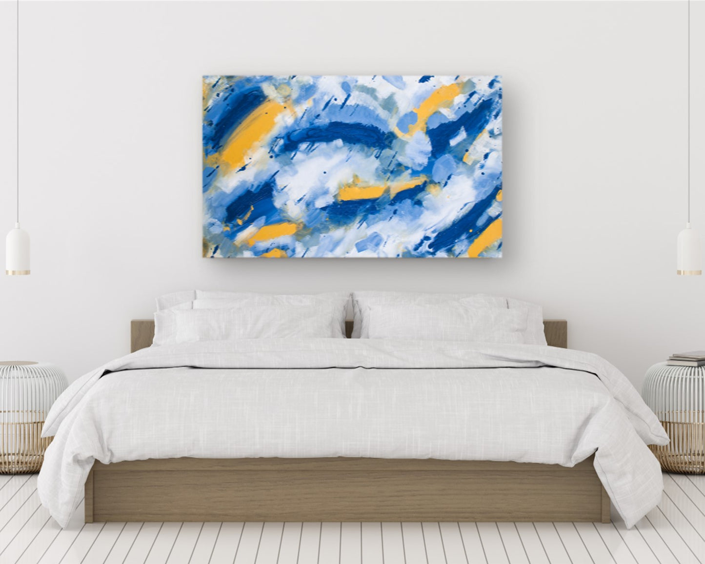 Supreme Sufferage - Original Abstract Painting in Austin Texas 30" x 48"