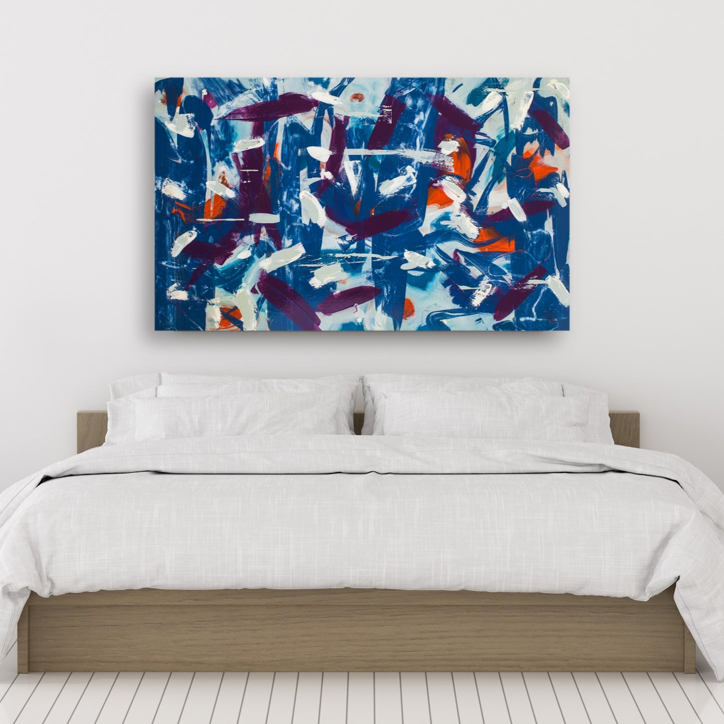 Unimpeachably Cumbersome - Original Abstract Painting in Austin Texas 30" x 48"