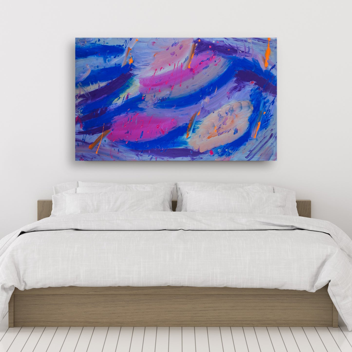 Unwary Washout - Original Abstract Painting in Austin Texas 30" x 48"