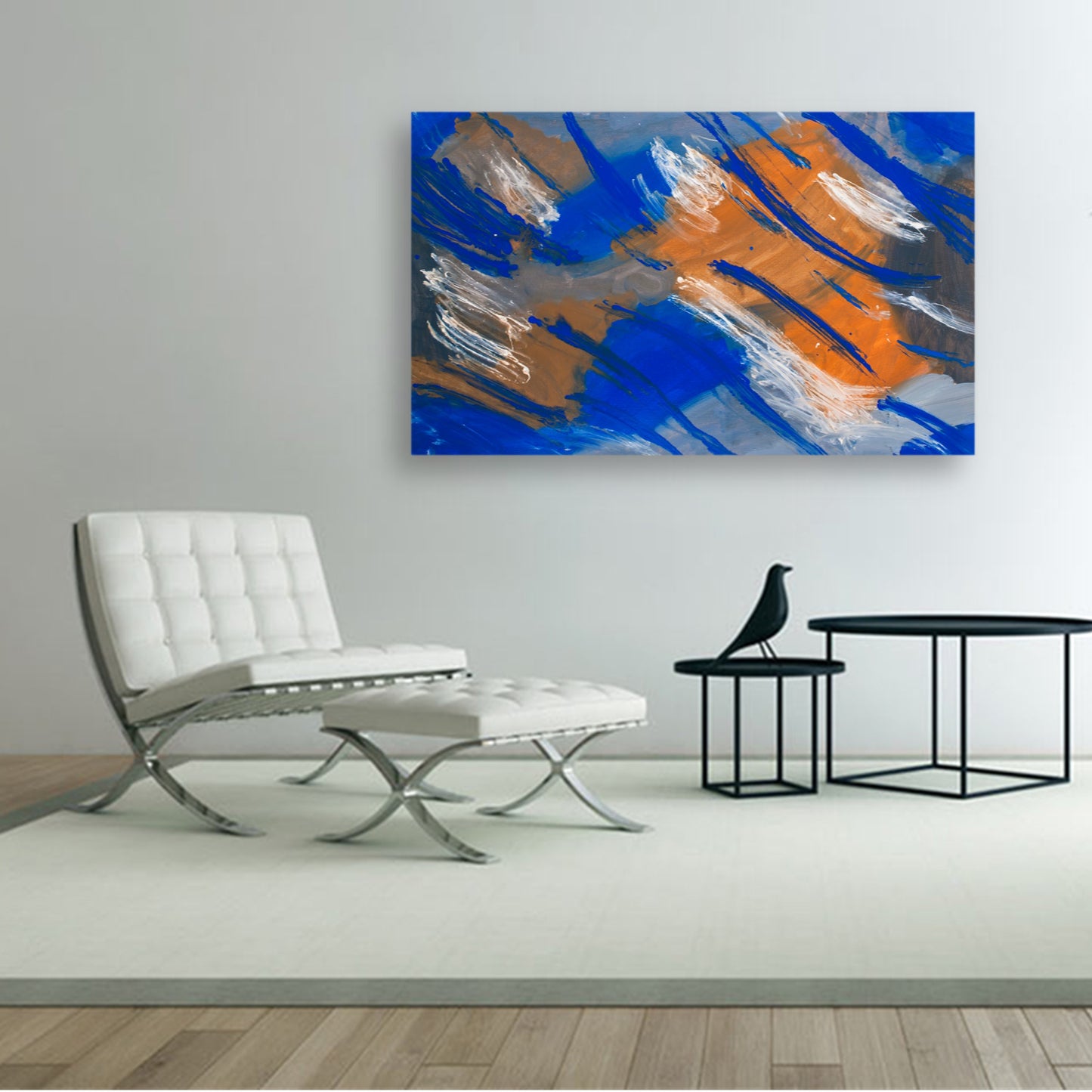Clandestine Corazon - Original Abstract Painting in Austin Texas 30" x 48"