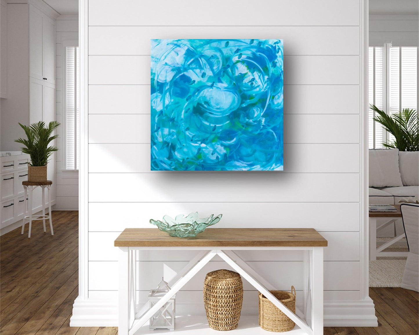 Inducted Cluster - Original Abstract Painting in Austin Texas 24" x 24"