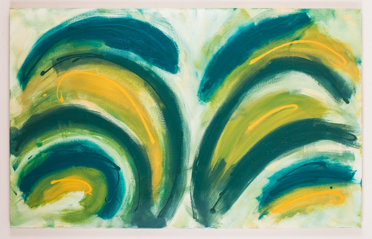 Foppishly Festuned - Original Abstract Painting in Austin Texas 30" x 48"
