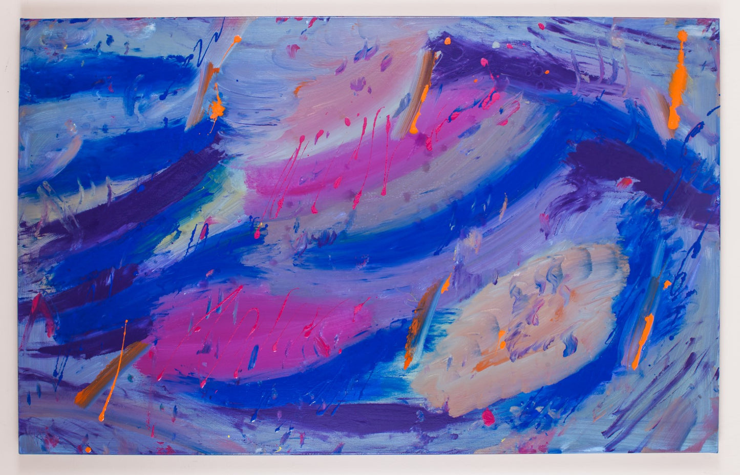 Unwary Washout - Original Abstract Painting in Austin Texas 30" x 48"