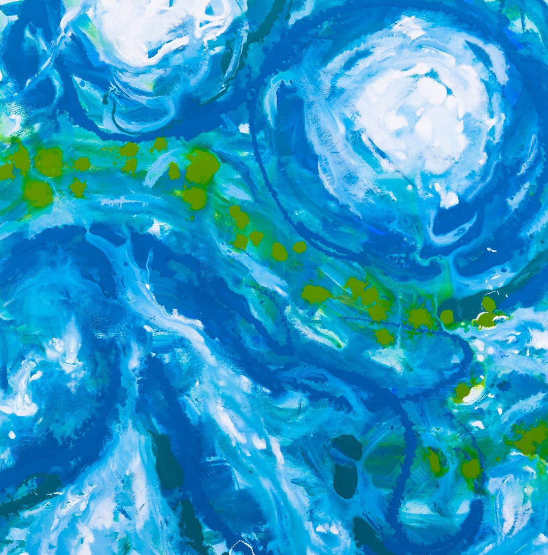 Secretive Worth - Original Abstract Painting in Austin Texas 24" x 24"