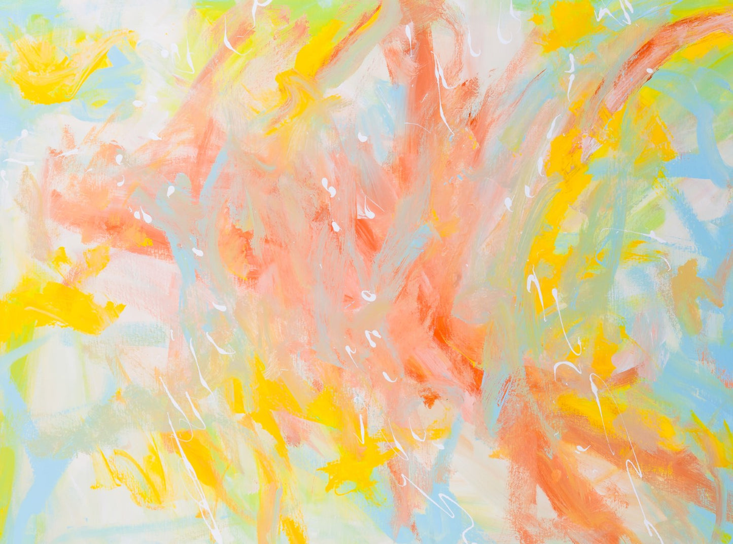 Off-Handed Remark - Original Abstract Painting in Austin Texas 30" x 40"