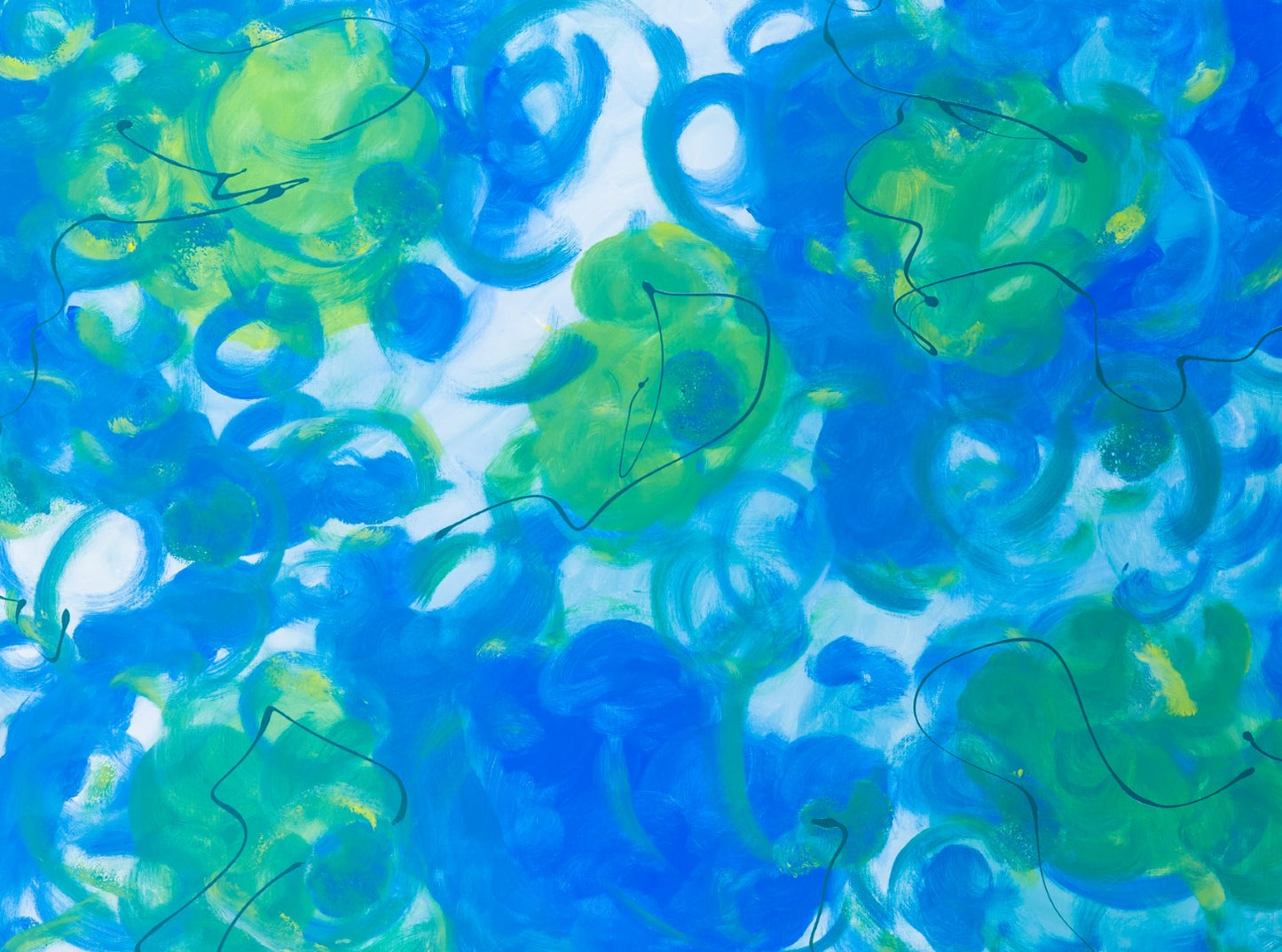 Explicit Equity- Original Abstract Painting in Austin Texas 30" x 40"