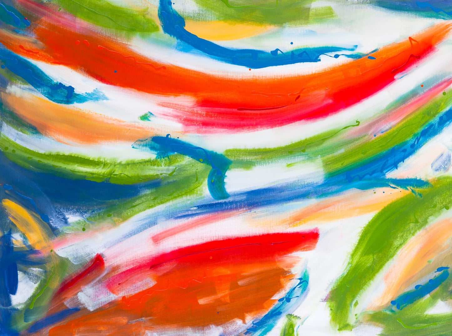 Fragile Bones - Original Abstract Painting in Austin Texas 30" x 40"