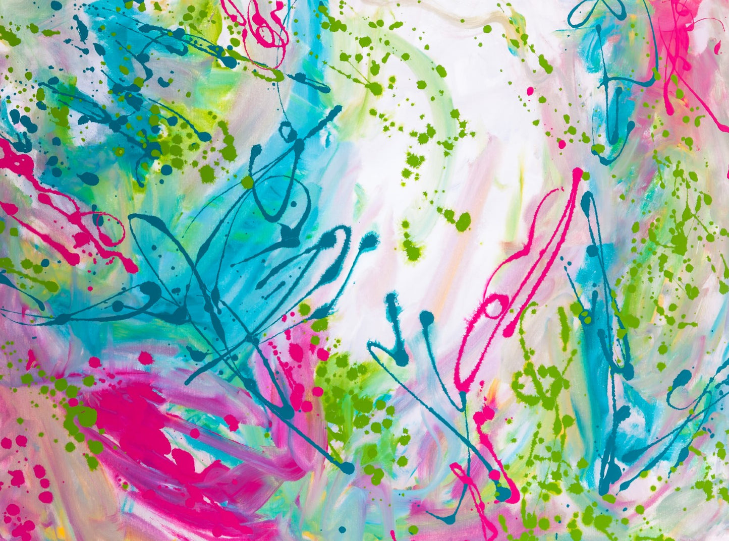 Maddeningly Inconclusive - Original Abstract Painting in Austin Texas 30" x 40"