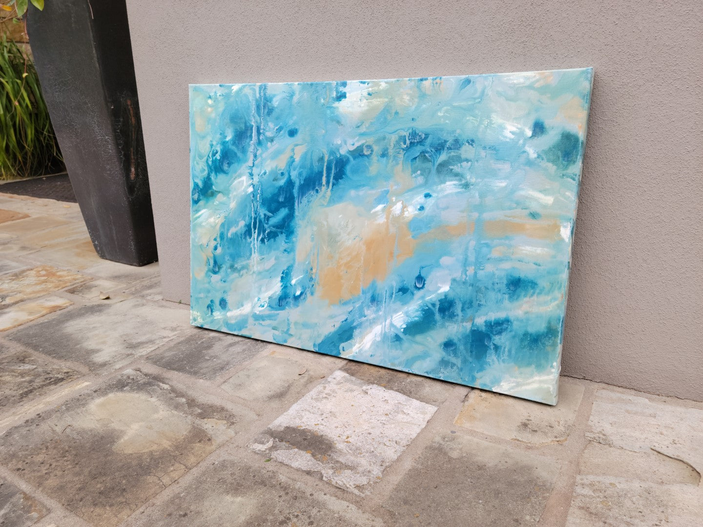 Anxious Hope - Original Abstract Painting in Austin Texas 24" x 36"