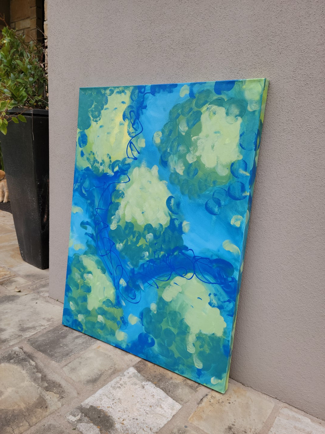 Extraordinary Enchantment- Original Abstract Painting in Austin Texas 30" x 40"