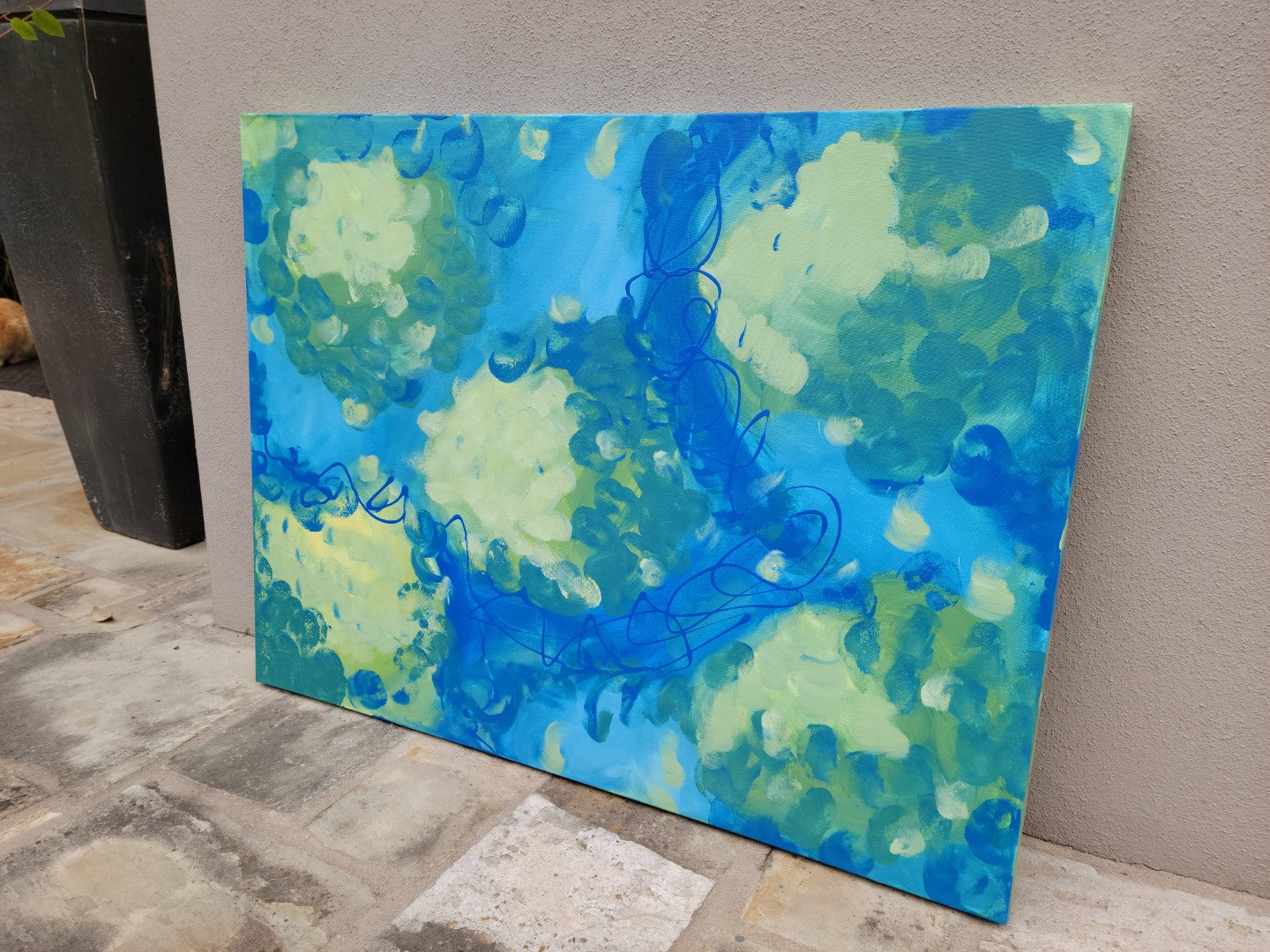 Extraordinary Enchantment- Original Abstract Painting in Austin Texas 30" x 40"