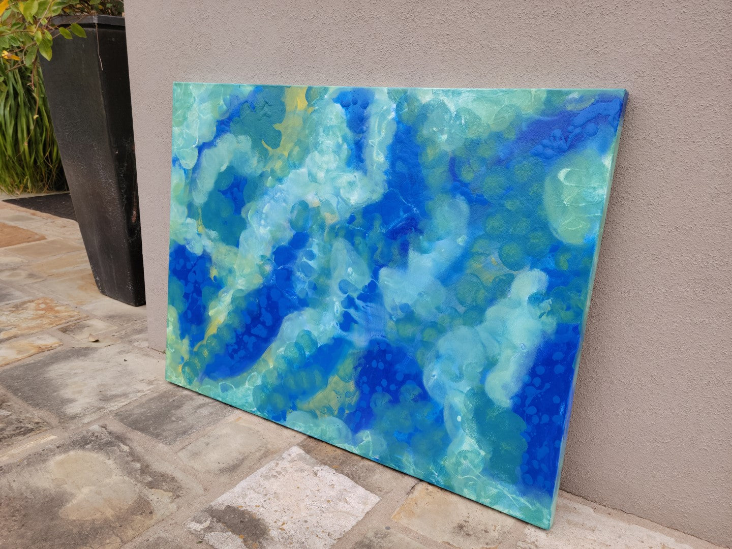 Exiled Essence- Original Abstract Painting in Austin Texas 30" x 40"