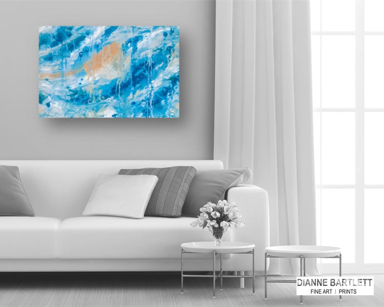 Anxious Hope - Original Abstract Painting in Austin Texas 24" x 36"