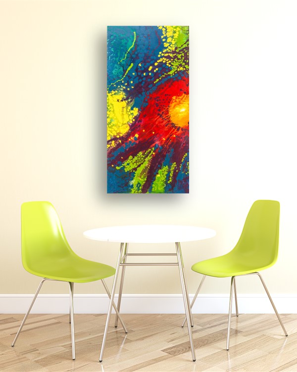 Bursting Recognition - Abstract Canvas Print or Acrylic Print