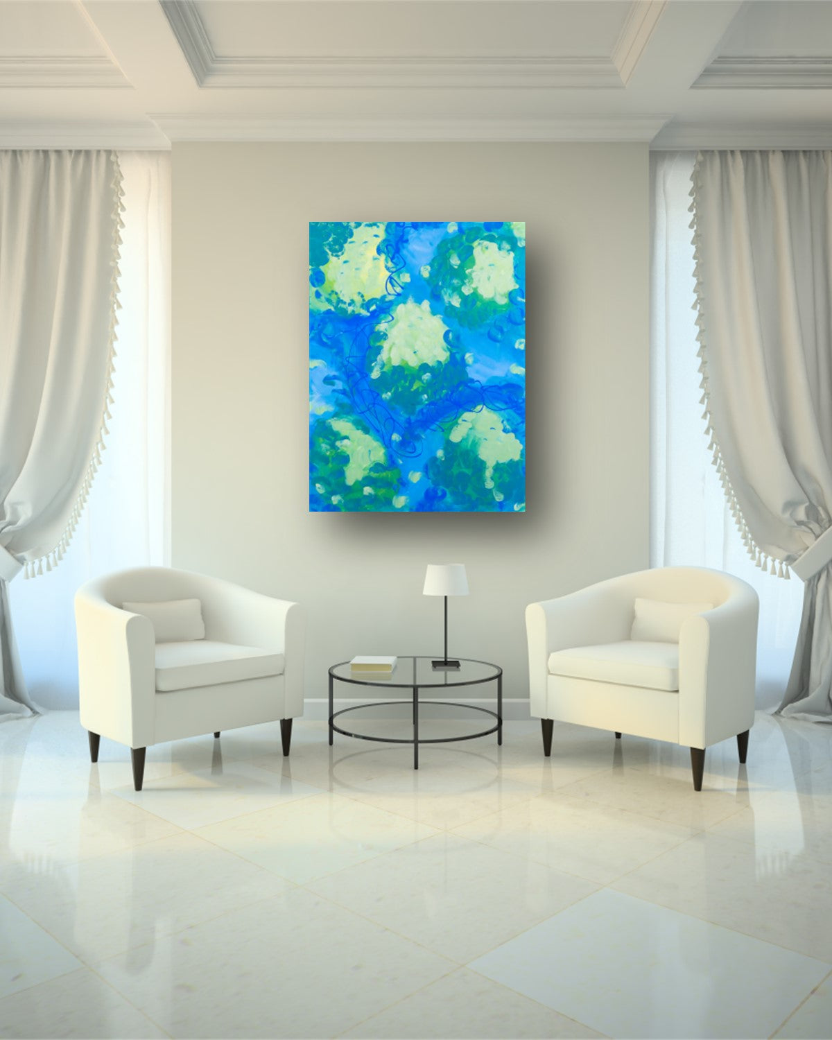 Extraordinary Enchantment- Original Abstract Painting in Austin Texas 30" x 40"