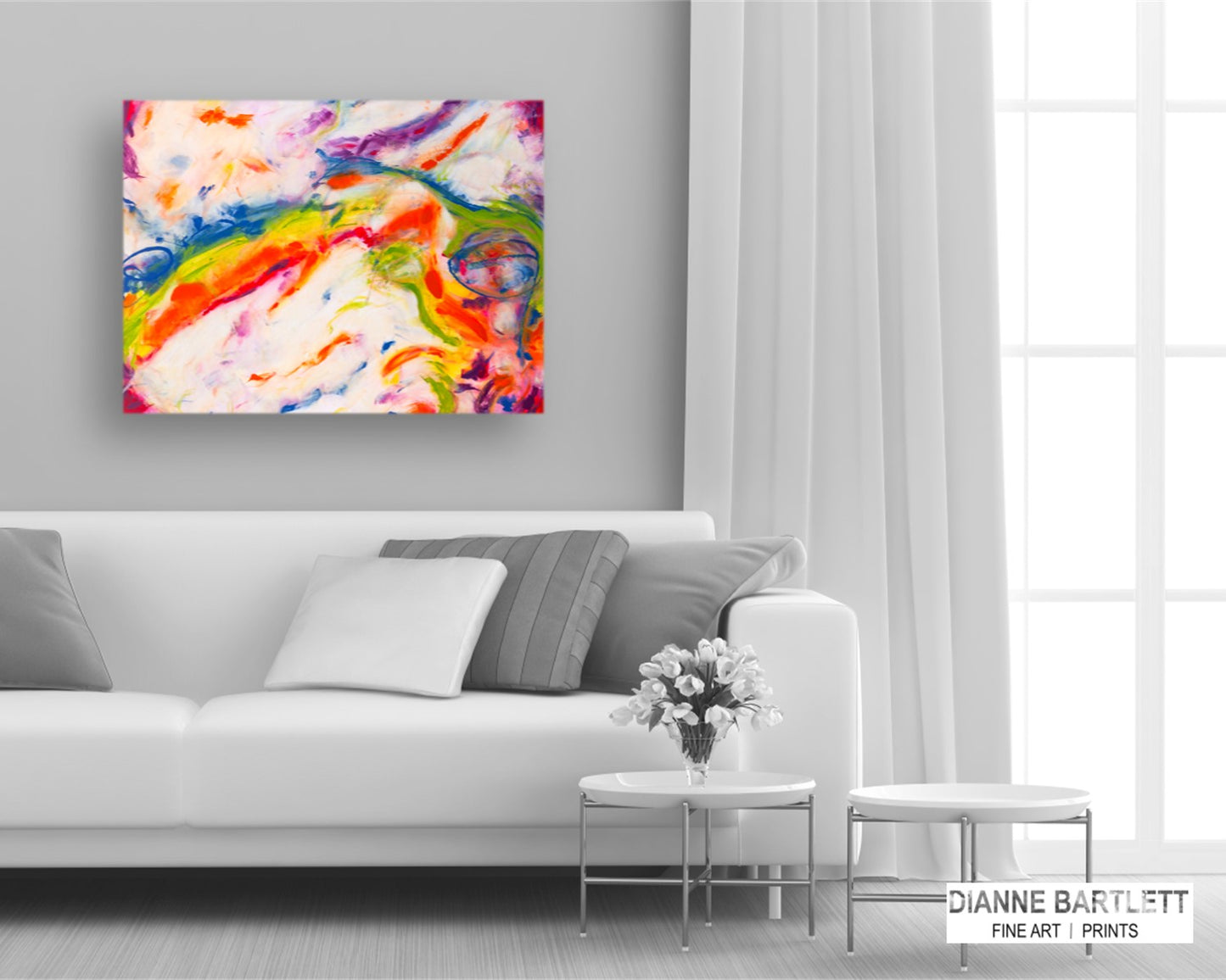 Hazardous Haywire- Original Abstract Painting in Austin Texas 30" x 40"