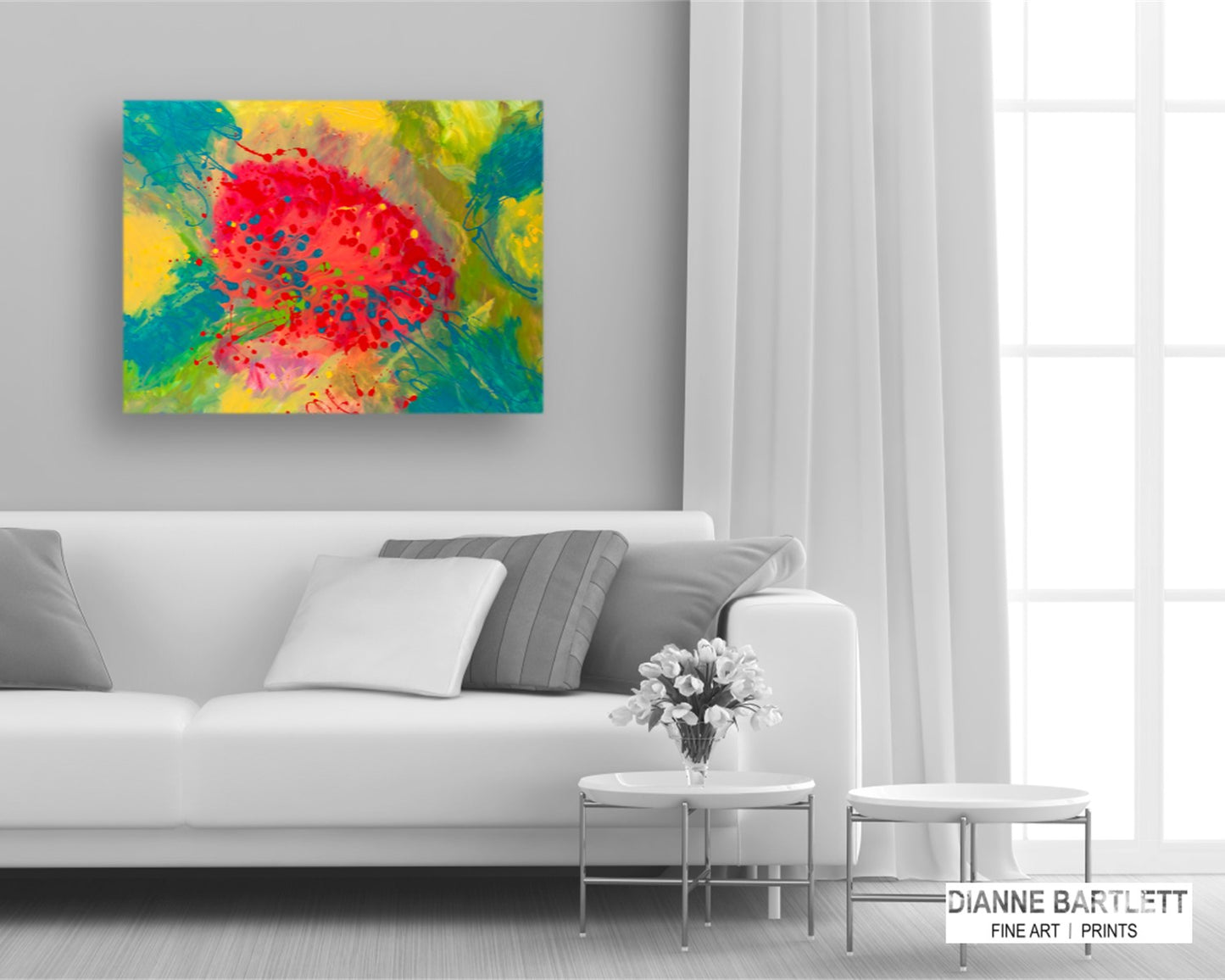 Homeless Heart - Original Abstract Painting in Austin Texas 30" x 40"