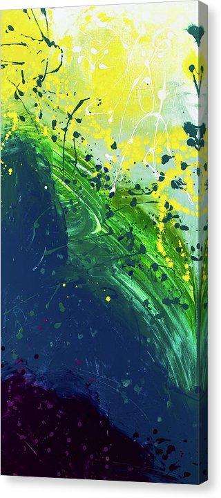 Raunchy Interruption - Original Abstract Painting in Austin Texas 24" x 48"
