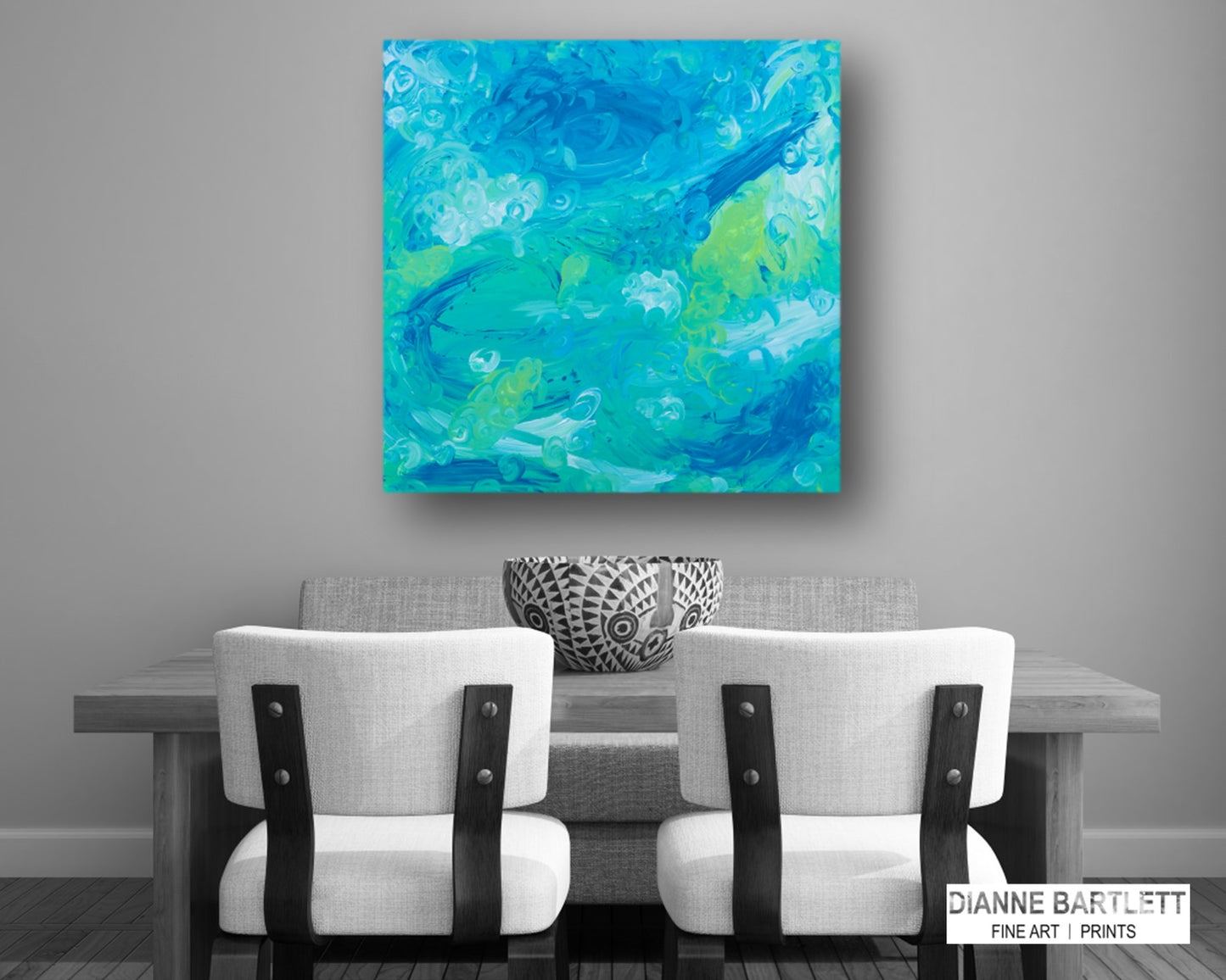 Seasoned Scenario - Original Abstract Painting in Austin Texas 24" x 24"