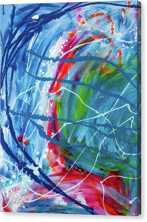 Terrifying Stillness - Original Abstract Painting in Austin Texas 30" x 40"