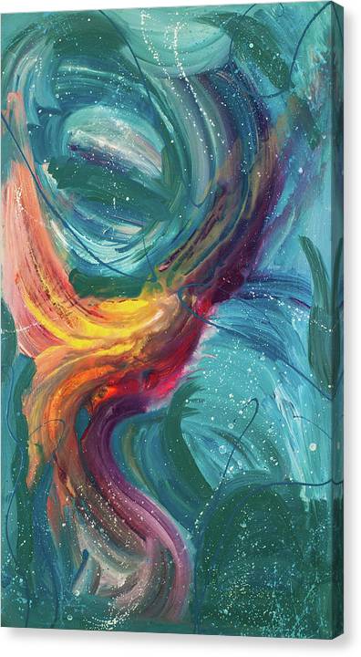 Travelling Through - Original Abstract Painting in Austin Texas 30" x 48"