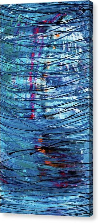 Upended Symphony - Original Abstract Painting in Austin 24" x 48"