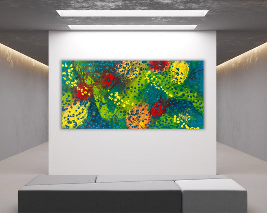 Preparatory Concoction - Primary Colors in Abstract Paintings