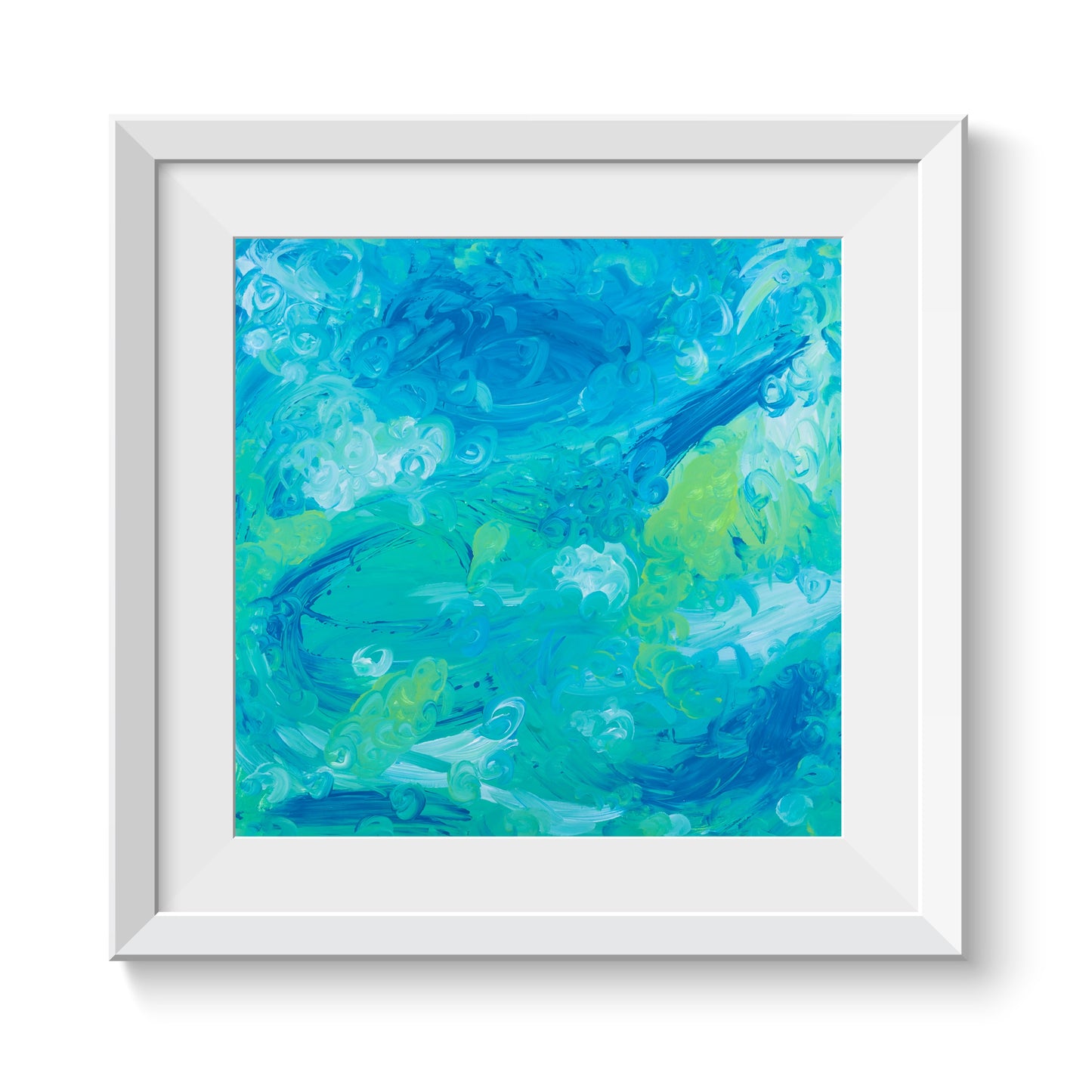 Seasoned Scenario - Original Abstract Painting in Austin Texas 24" x 24"