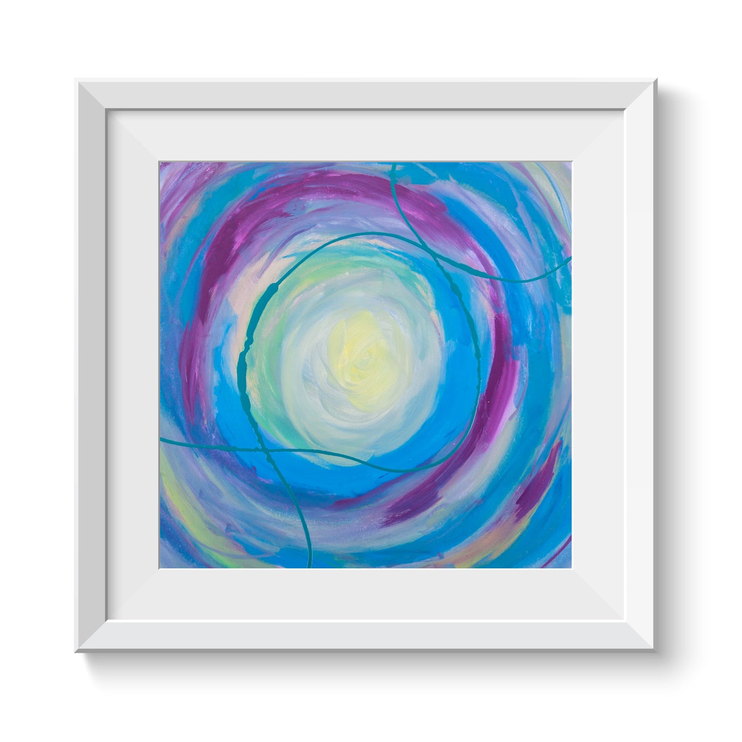 Mingled Jingles - Original Abstract Painting in Austin Texas 24" x 24"