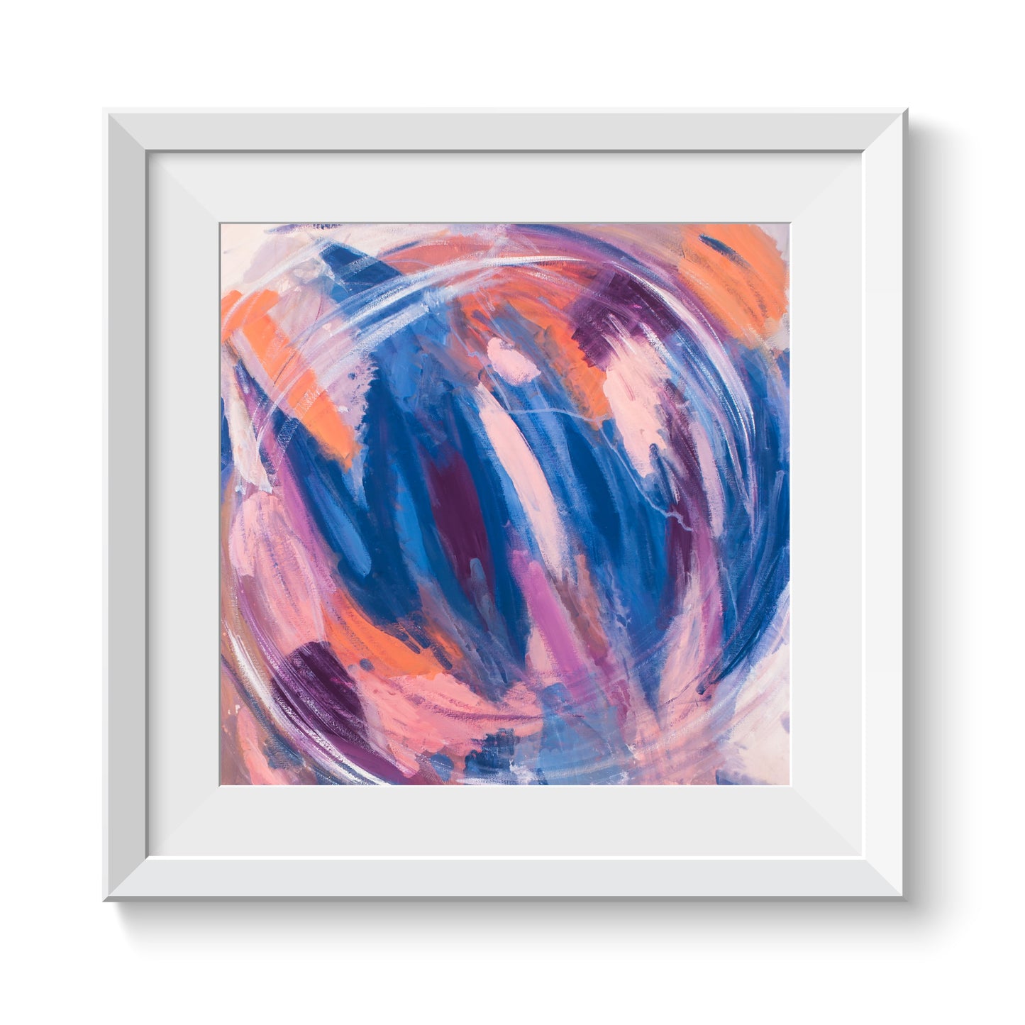 Giddying Whirls - Original Abstract Painting in Austin Texas 24" x 24"