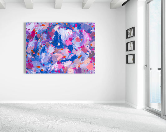 Accumulated Associations - Original Abstract Painting in Austin Texas 30" x 40"