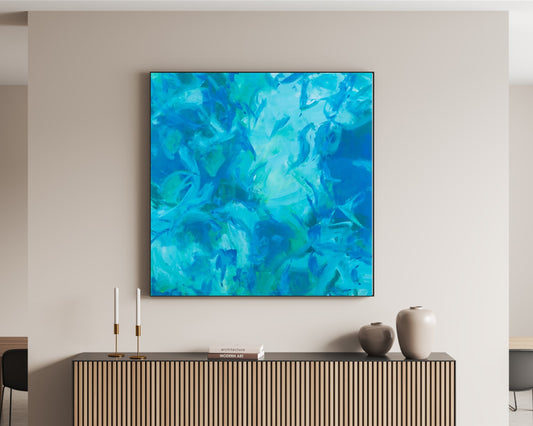 Innocuous Sweetness - Original Abstract Painting in Austin Texas 24" x 24"