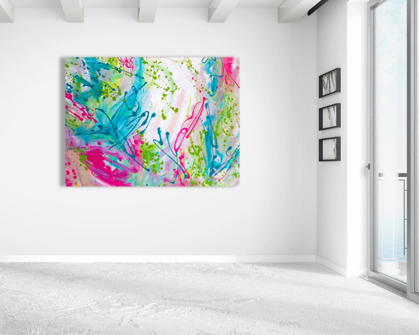 Maddeningly Inconclusive - Original Abstract Painting in Austin Texas 30" x 40"